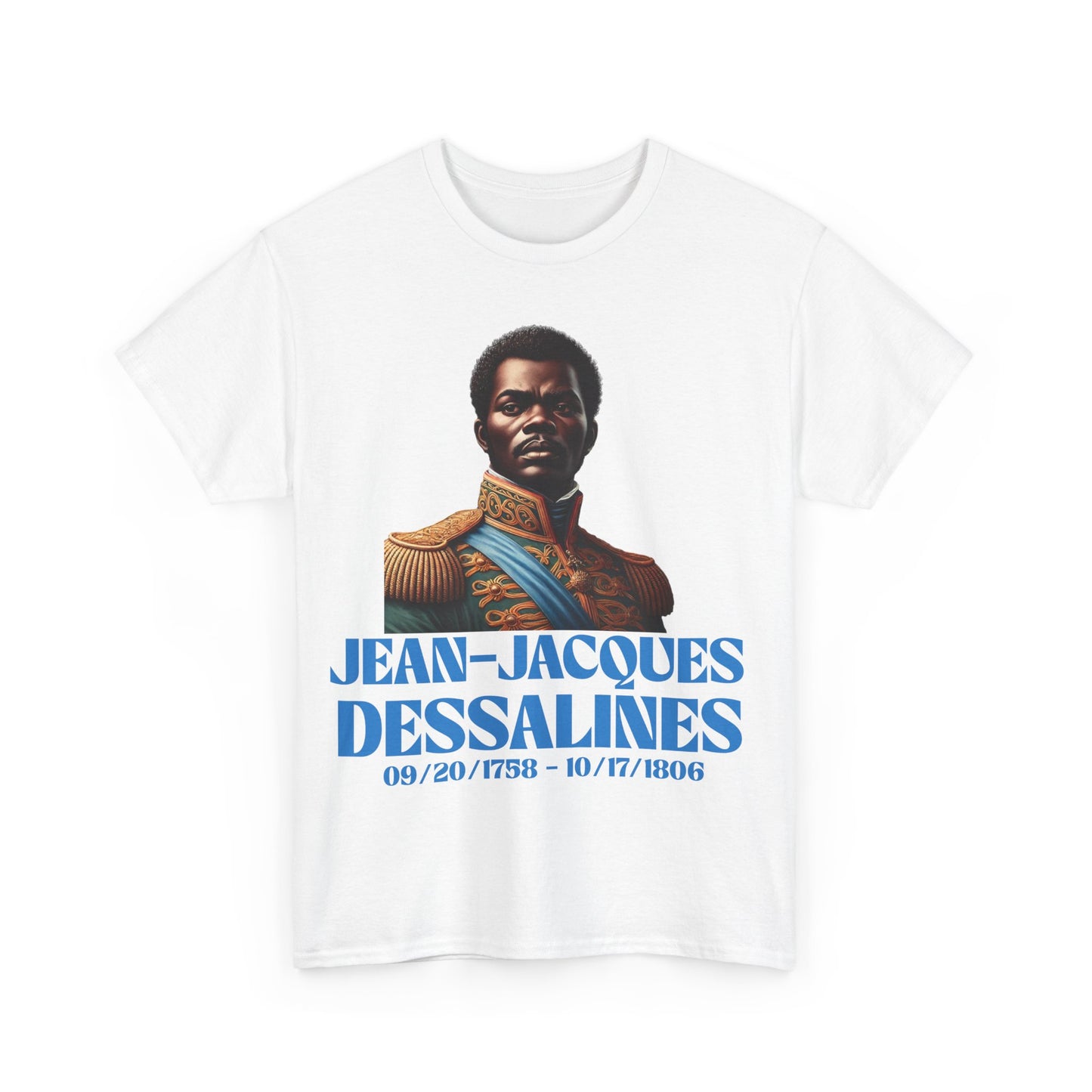 Jean-Jacques Dessalines T-shirt, Haitian History Heroes Tee, Creole, Machetoupatou