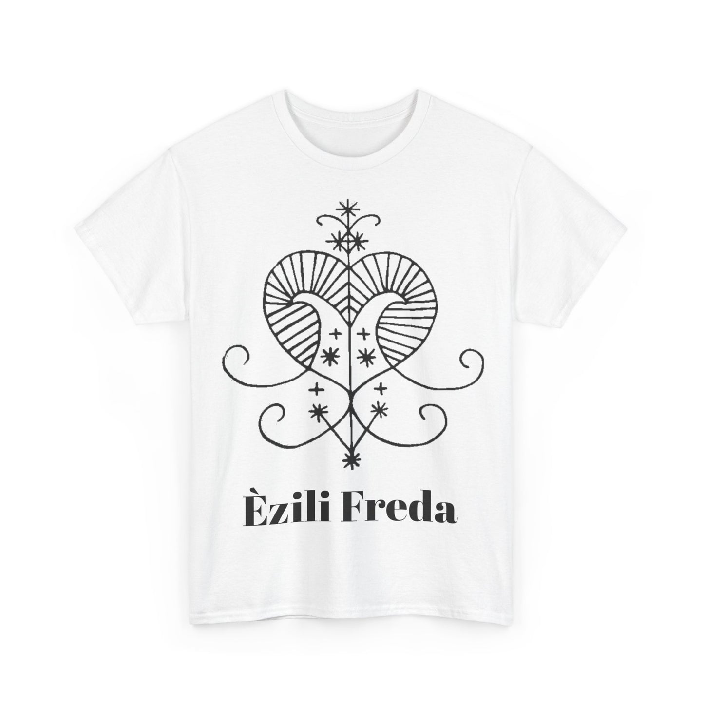 Èzili Freda Vodou Veve Unisex Tee, Haitian Vodou, Machetoupatou