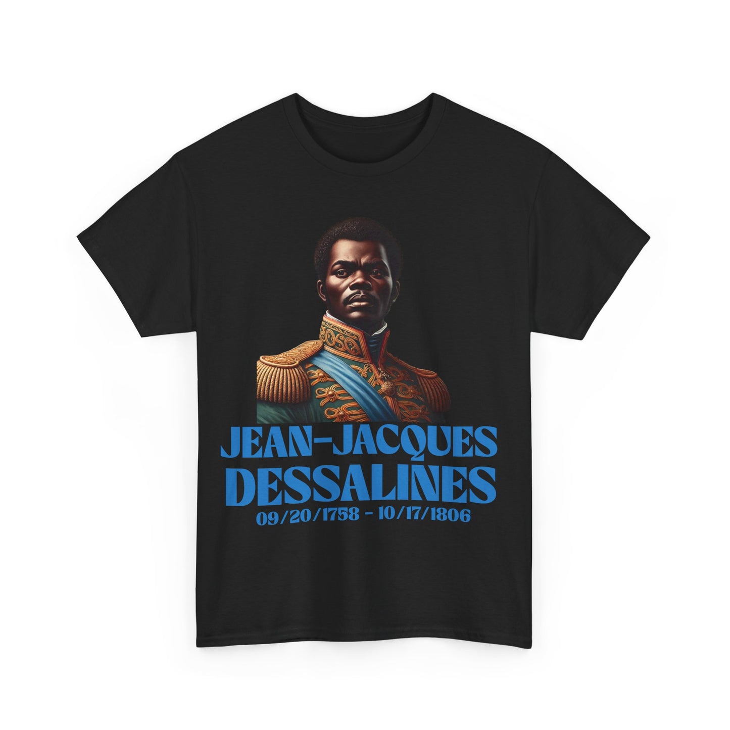 Jean-Jacques Dessalines T-shirt, Haitian History Heroes Tee, Creole, Machetoupatou