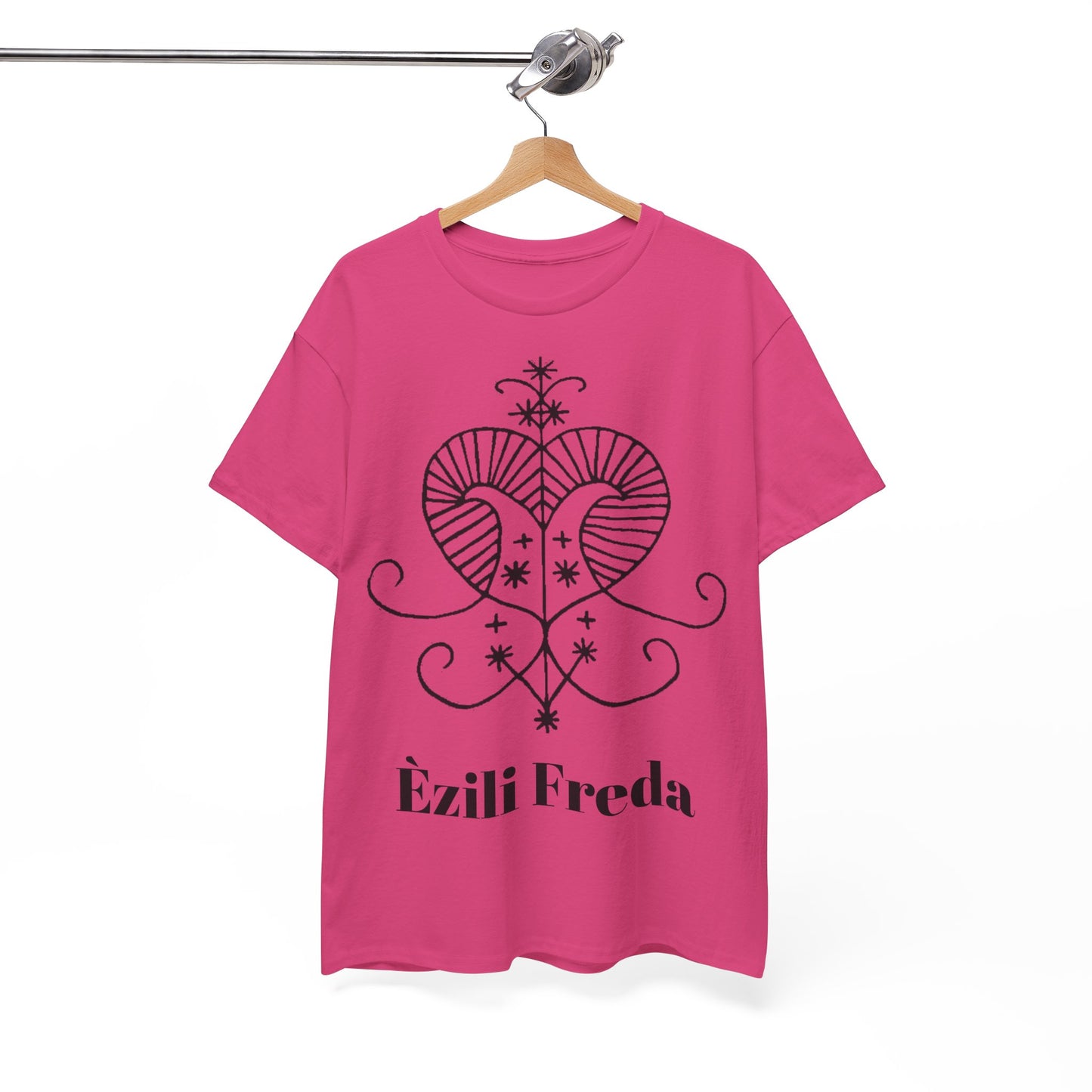 Èzili Freda Vodou Veve Unisex Tee, Haitian Vodou, Machetoupatou