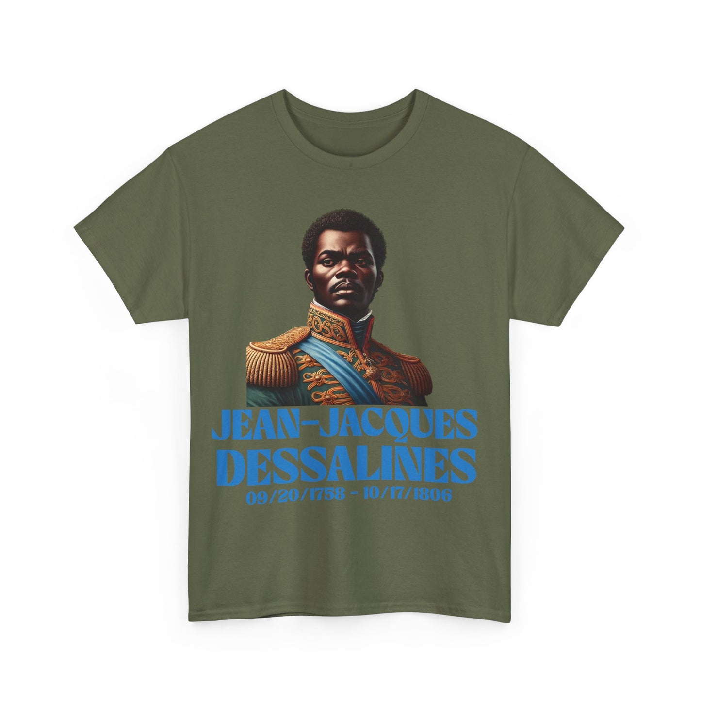 Jean-Jacques Dessalines T-shirt, Haitian History Heroes Tee, Maillot Français, Machetoupatou