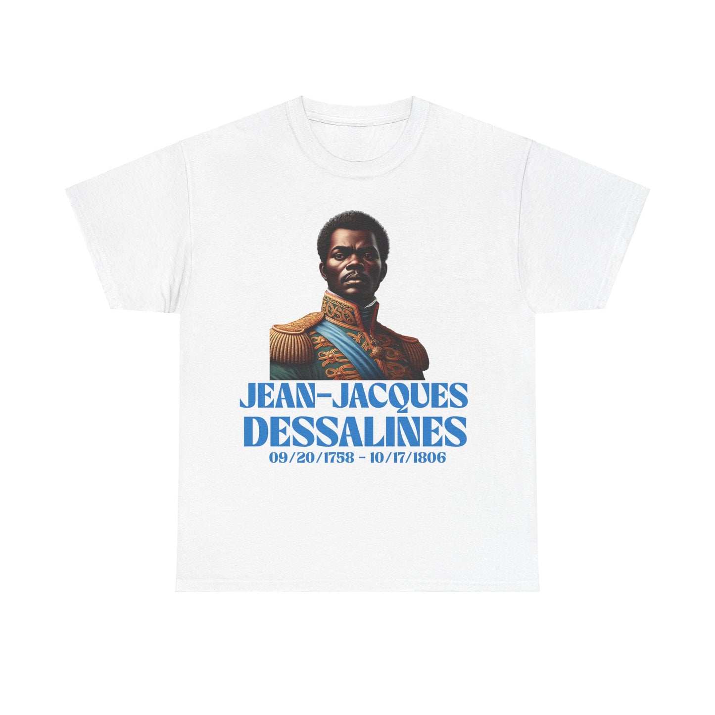 Jean-Jacques Dessalines T-shirt, Haitian History Heroes Tee, Creole, Machetoupatou