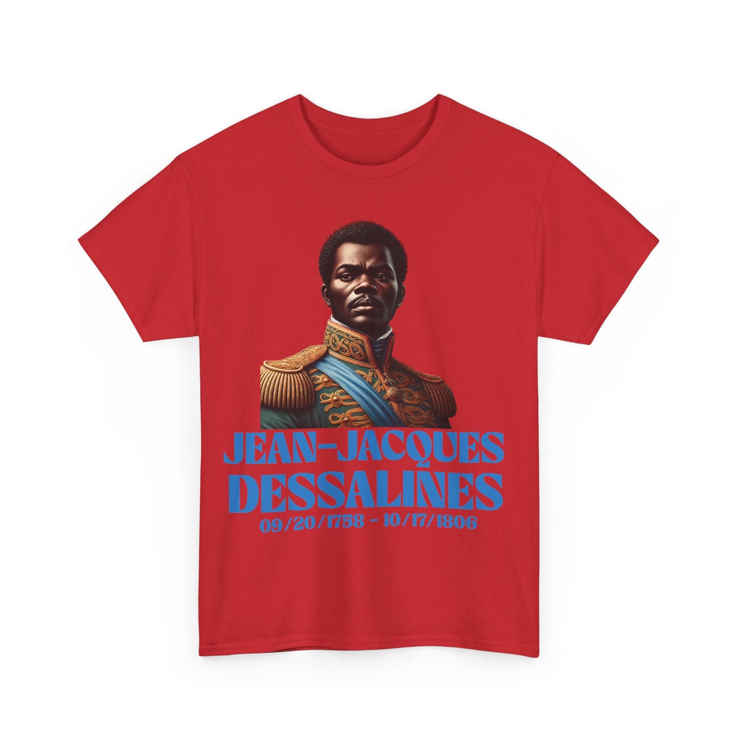 Jean-Jacques Dessalines T-shirt, Haitian History Heroes Tee, Creole, Machetoupatou