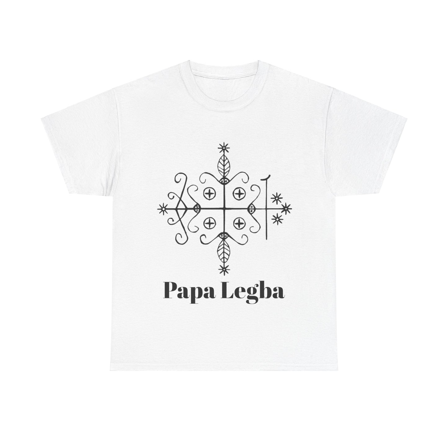 Papa Legba Vodou Veve Unisex Tee, Haitian Vodou, Machetoupatou