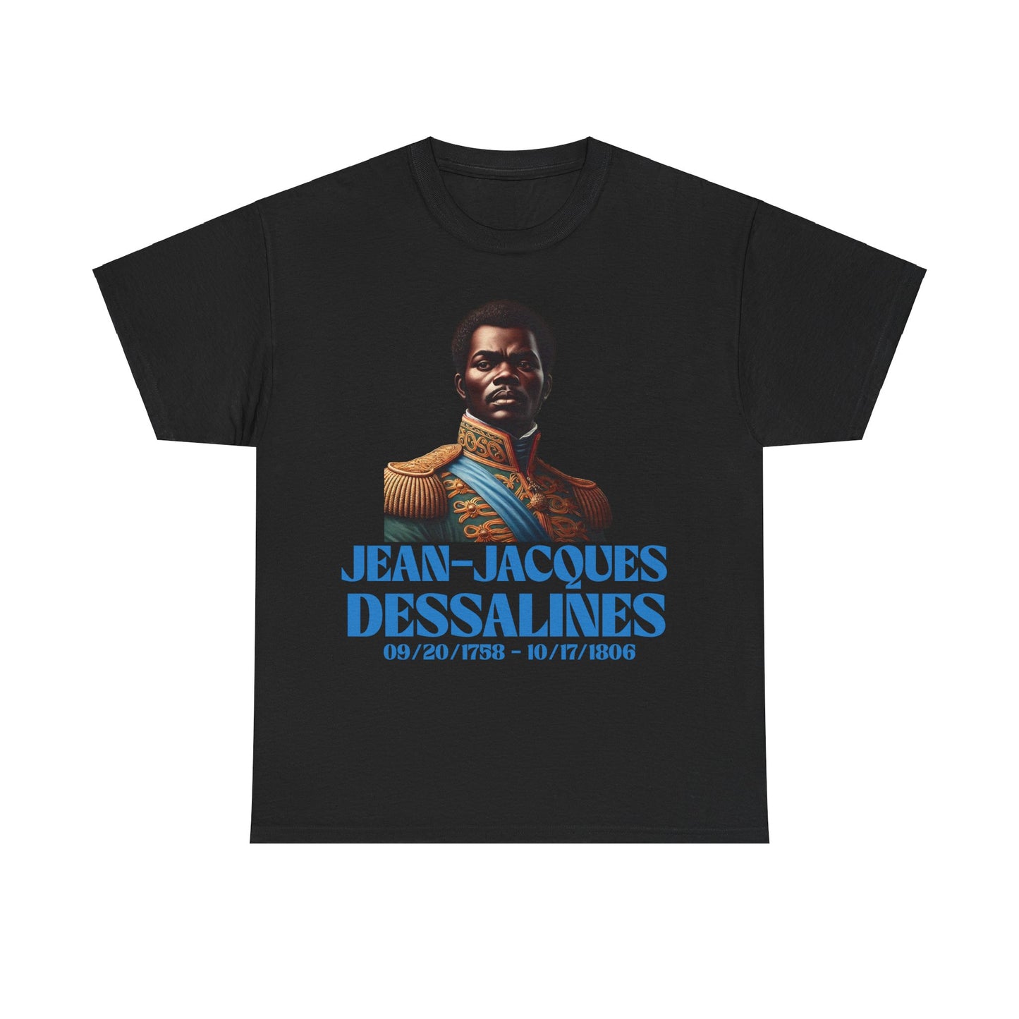 Jean-Jacques Dessalines T-shirt, Haitian History Heroes Tee, Maillot Français, Machetoupatou