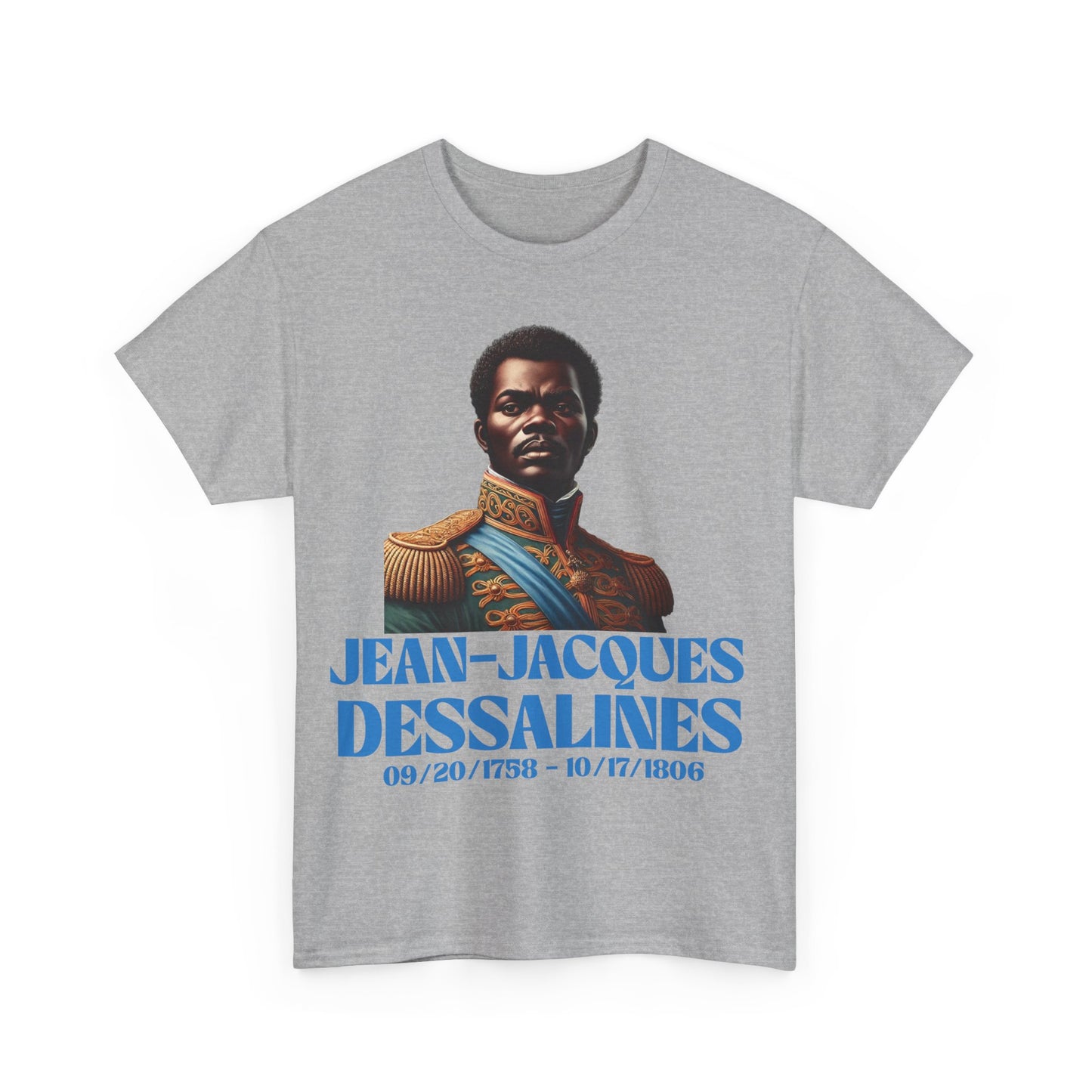 Jean-Jacques Dessalines T-shirt, Haitian History Heroes Tee, Creole, Machetoupatou