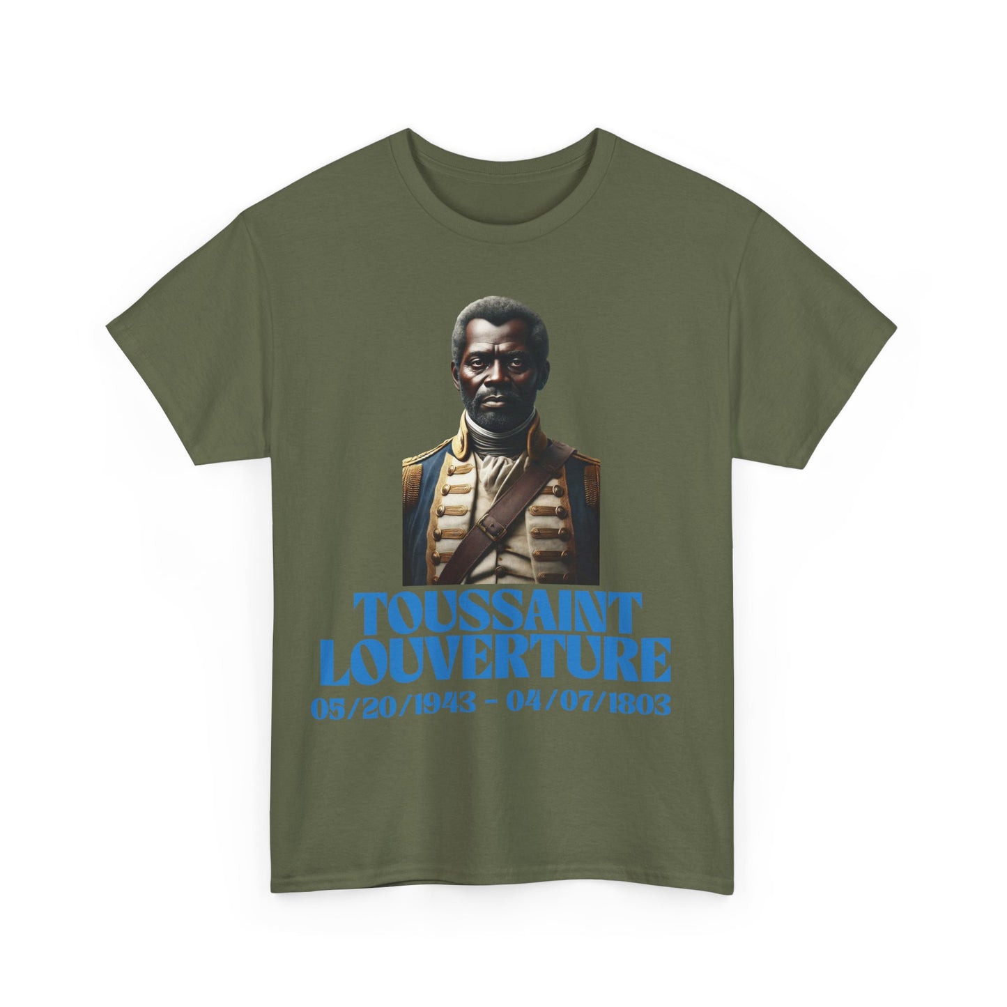 Toussaint Louverture T-shirt, Haitian History Heroes Tee, Maillot Français, Machetoupatou