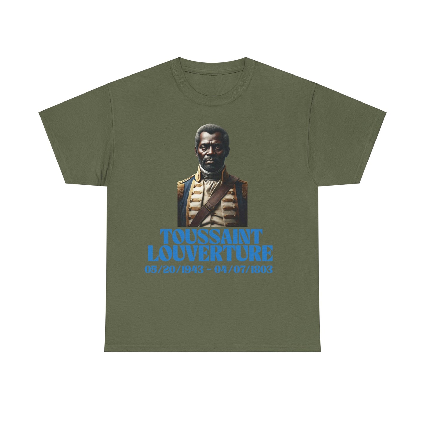 Toussaint Louverture T-shirt, Haitian History Heroes Tee, Maillot Français, Machetoupatou