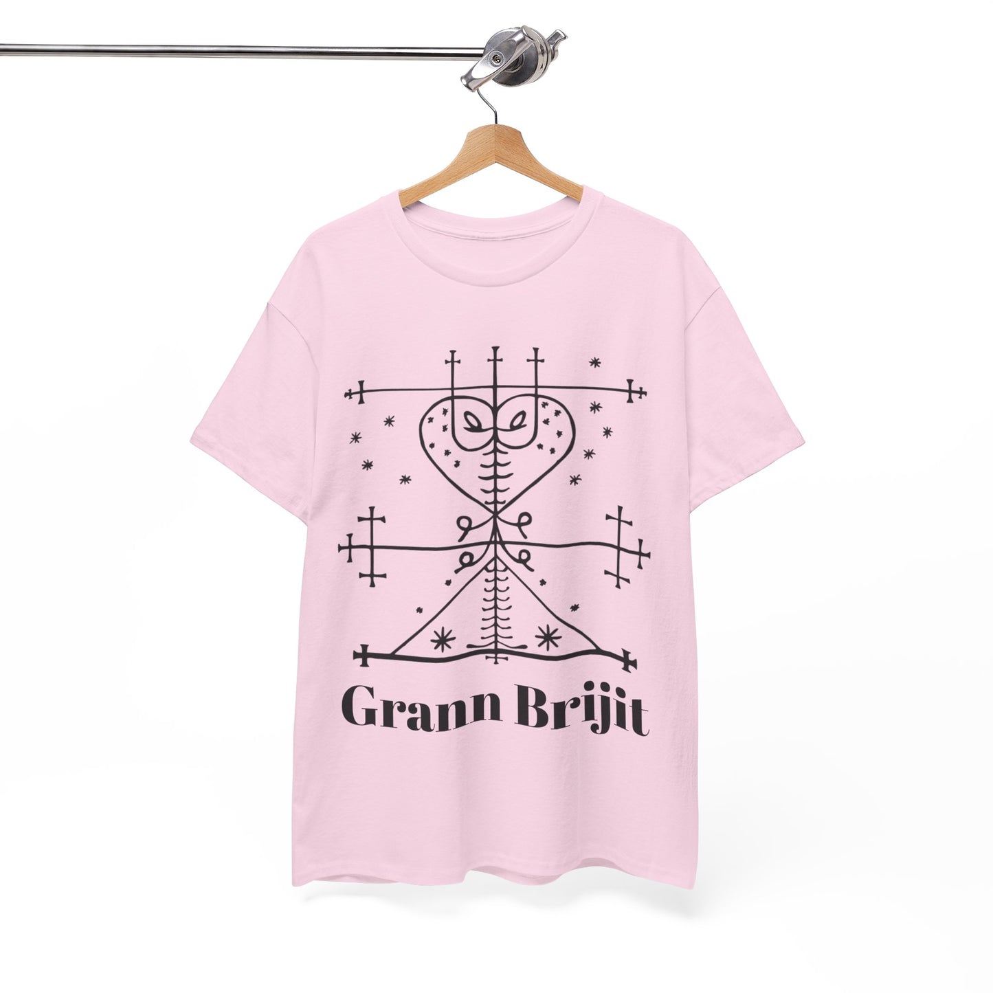 Grann Brijit Vodou Veve Unisex Tee, Haitian Vodou, Machetoupatou