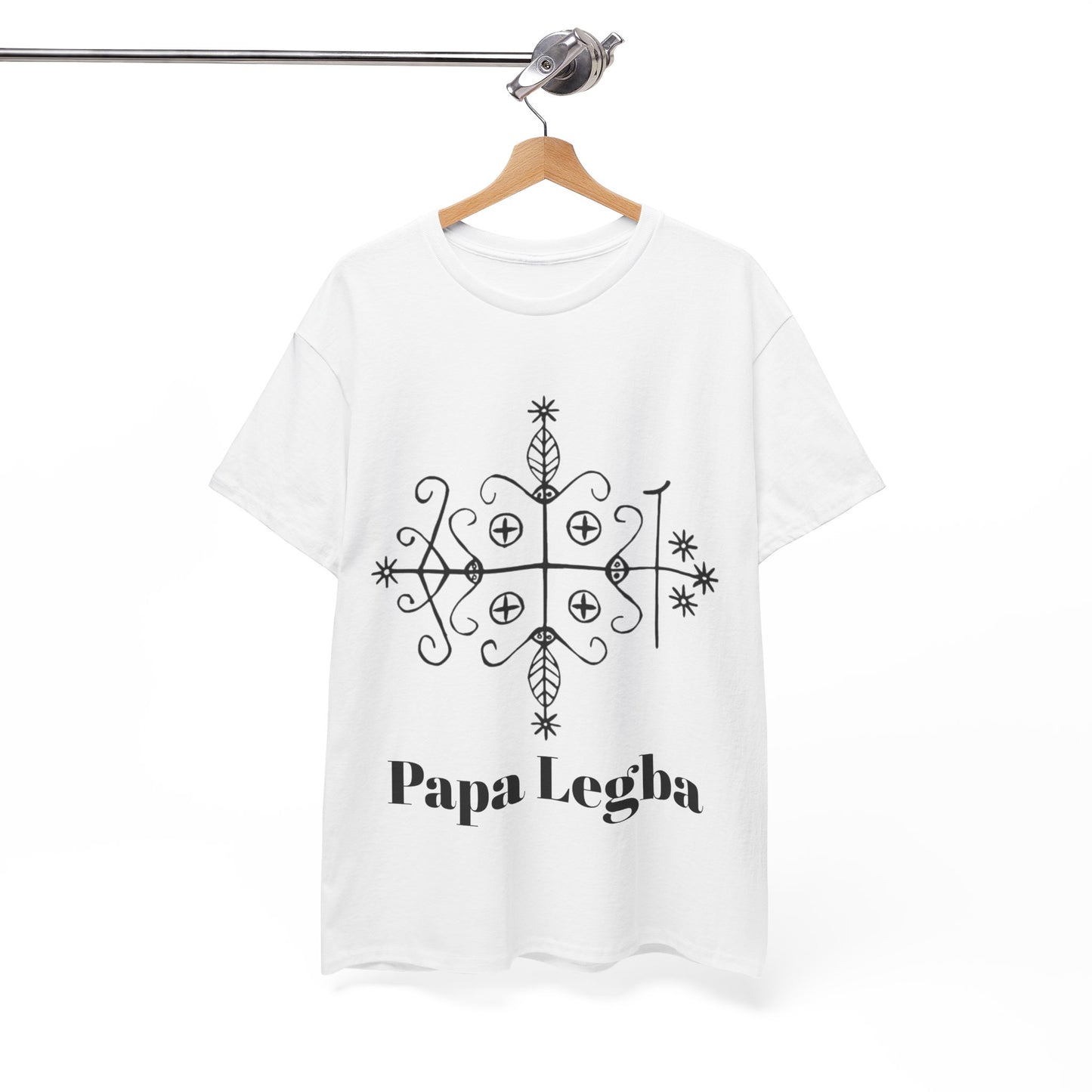 Papa Legba Vodou Veve Unisex Tee, Haitian Vodou, Machetoupatou