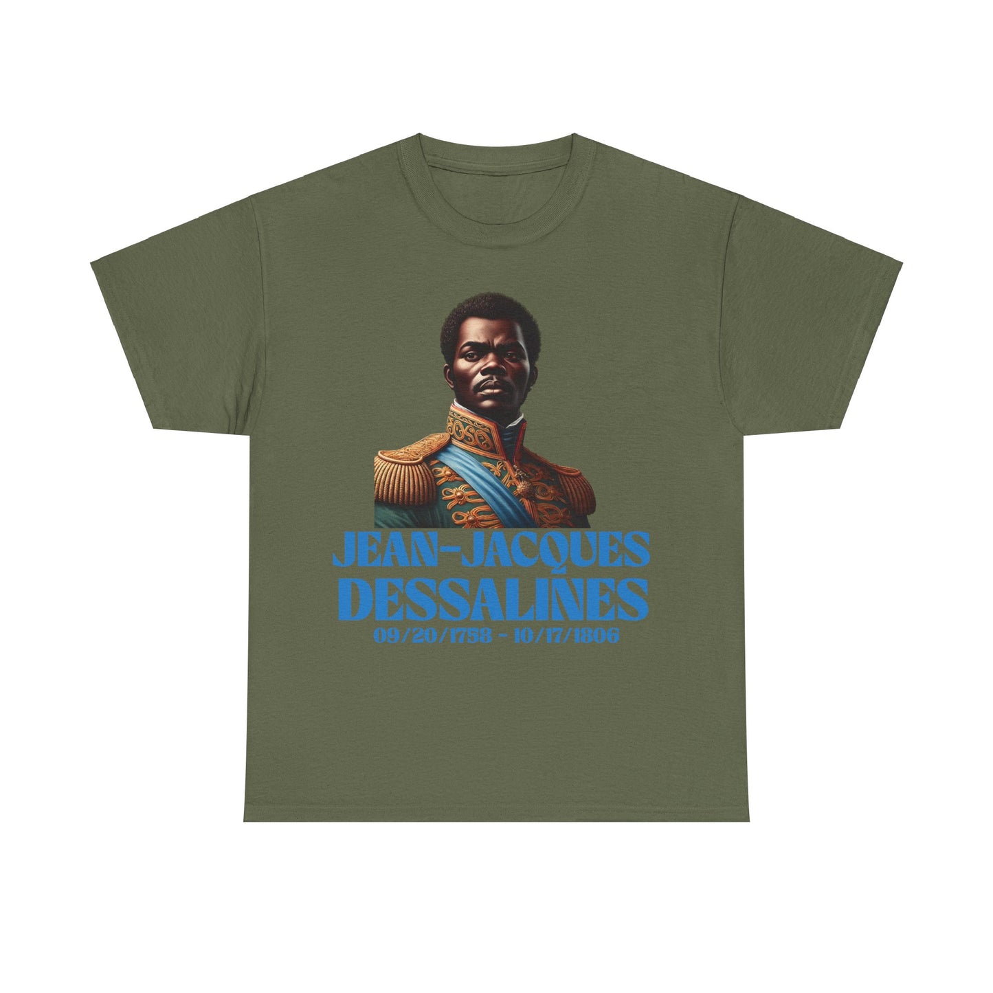 Jean-Jacques Dessalines T-shirt, Haitian History Heroes Tee, Creole, Machetoupatou