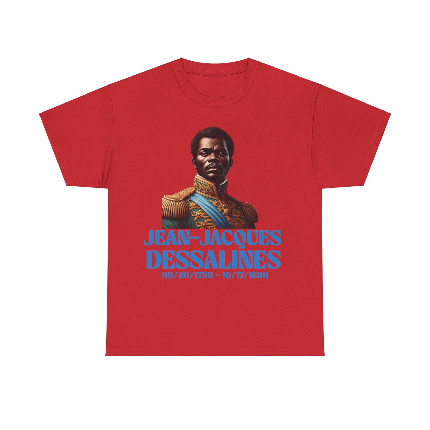 Jean-Jacques Dessalines T-shirt, Haitian History Heroes Tee, Maillot Français, Machetoupatou