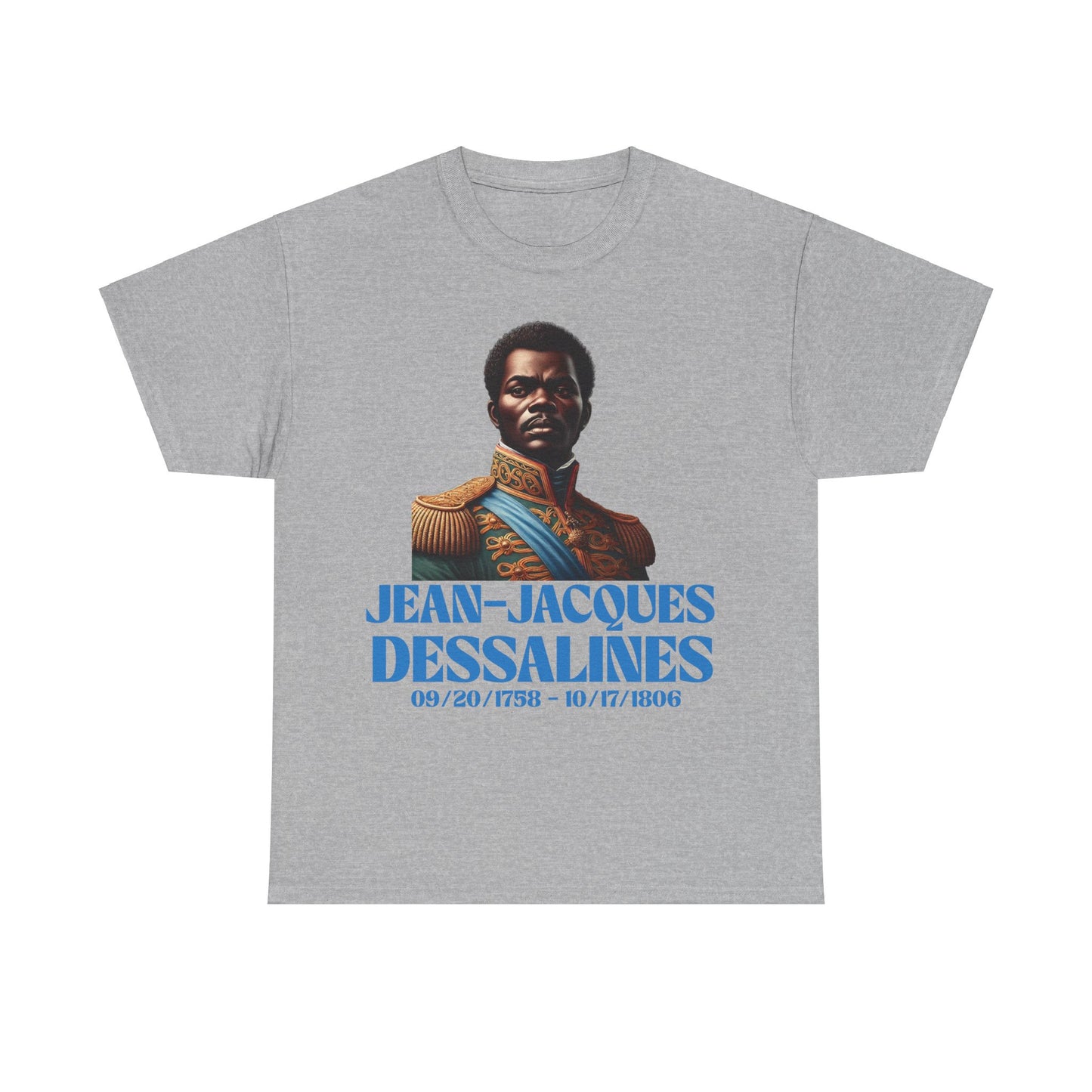 Jean-Jacques Dessalines T-shirt, Haitian History Heroes Tee, Maillot Français, Machetoupatou