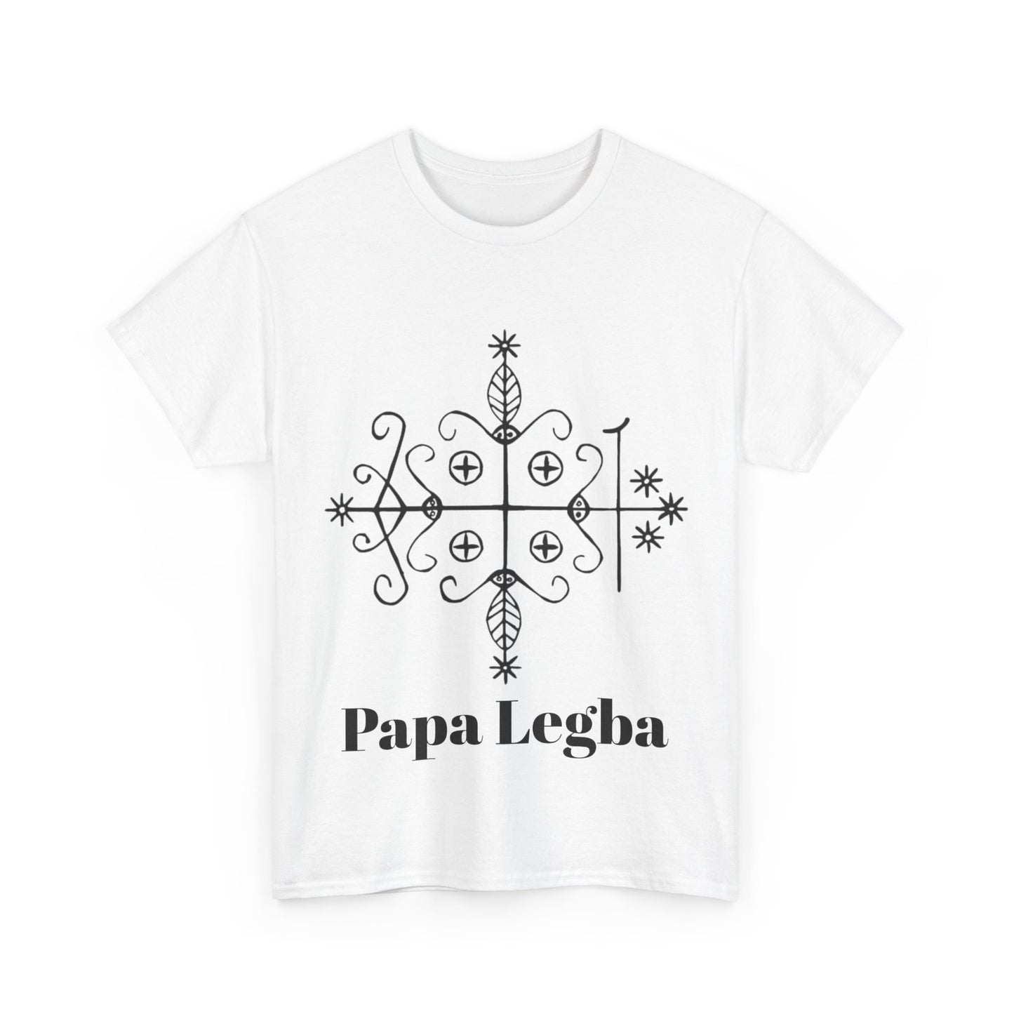 Papa Legba Vodou Veve Unisex Tee, Haitian Vodou, Machetoupatou