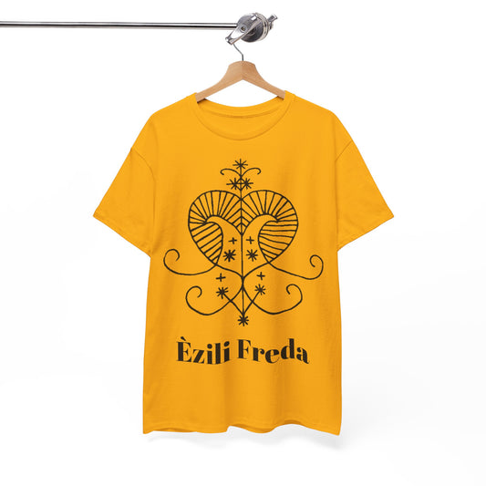 Èzili Freda Vodou Veve Unisex Tee, Haitian Vodou, Machetoupatou