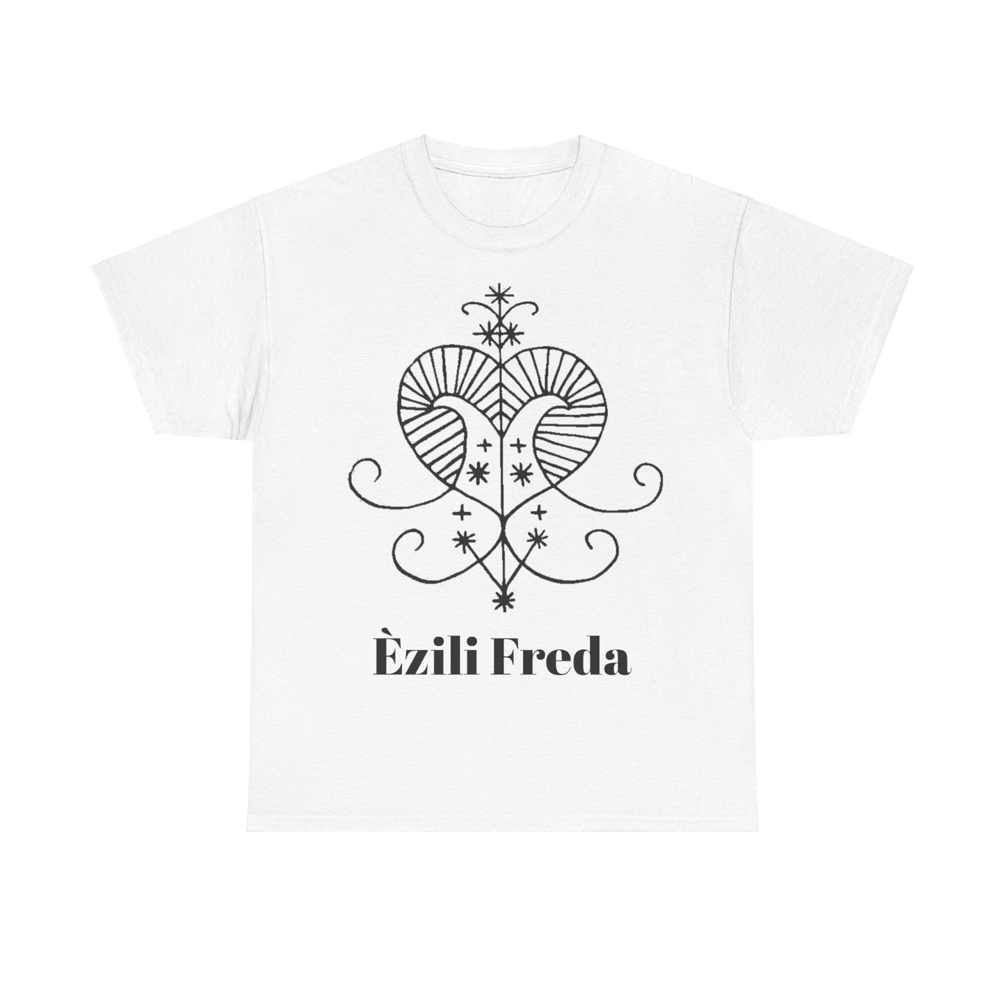 Èzili Freda Vodou Veve Unisex Tee, Haitian Vodou, Machetoupatou