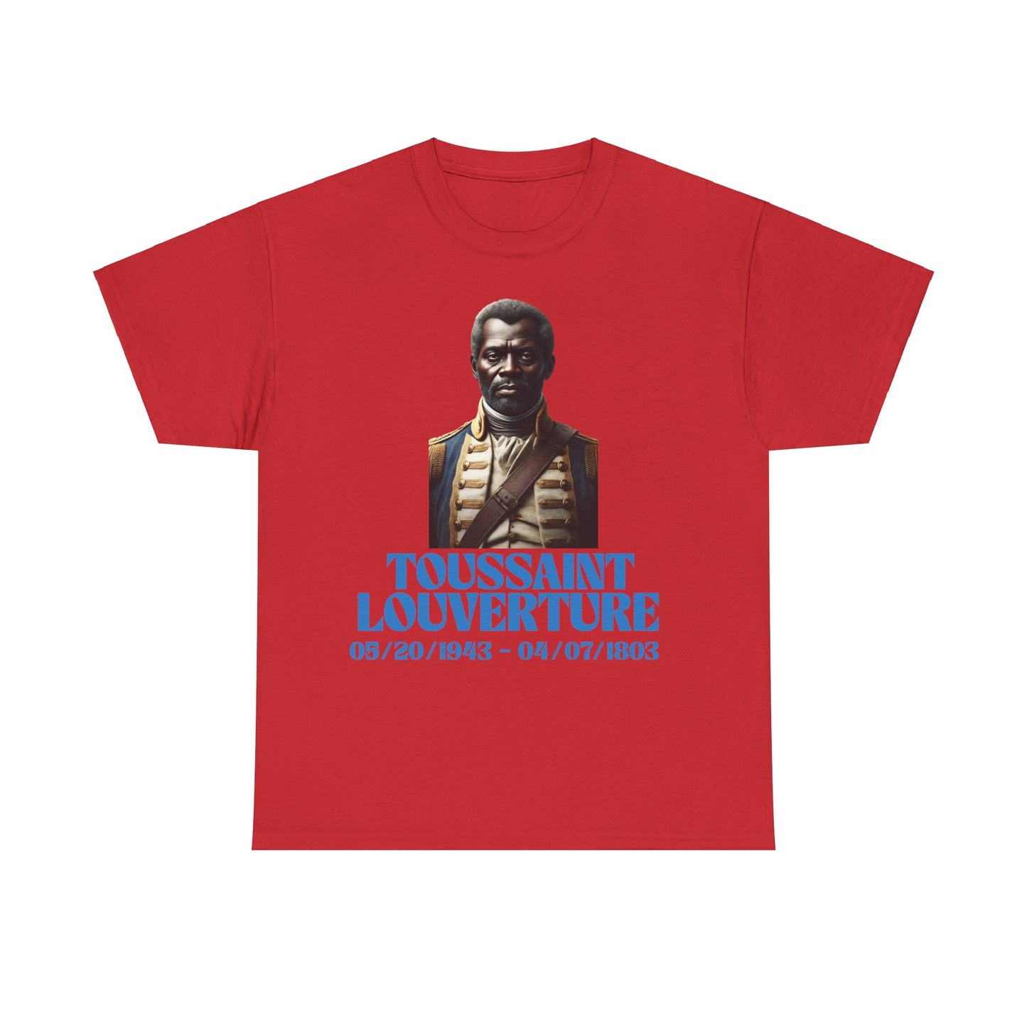 Toussaint Louverture T-shirt, Haitian History Heroes Tee, Maillot Français, Machetoupatou