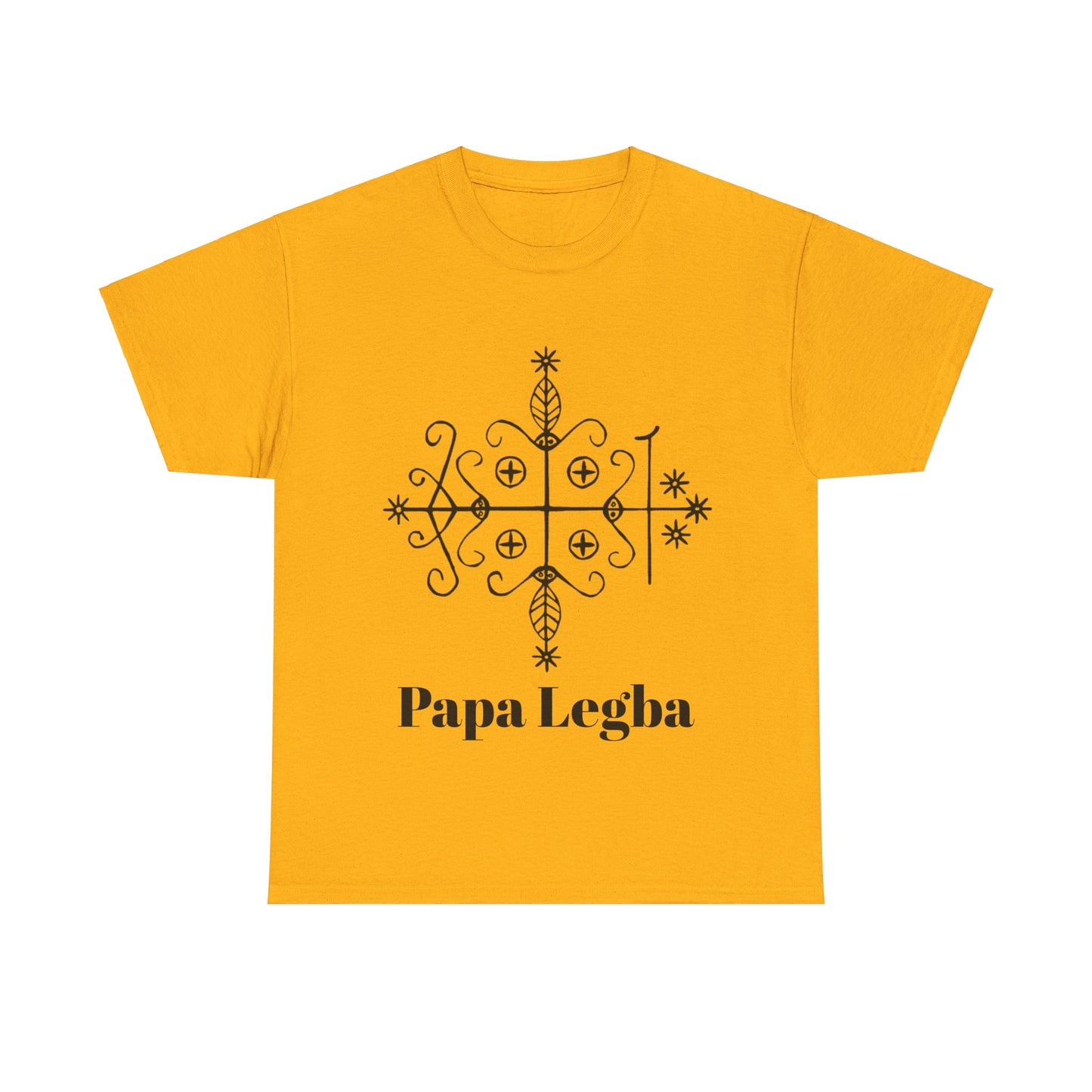 Papa Legba Vodou Veve Unisex Tee, Haitian Vodou, Machetoupatou