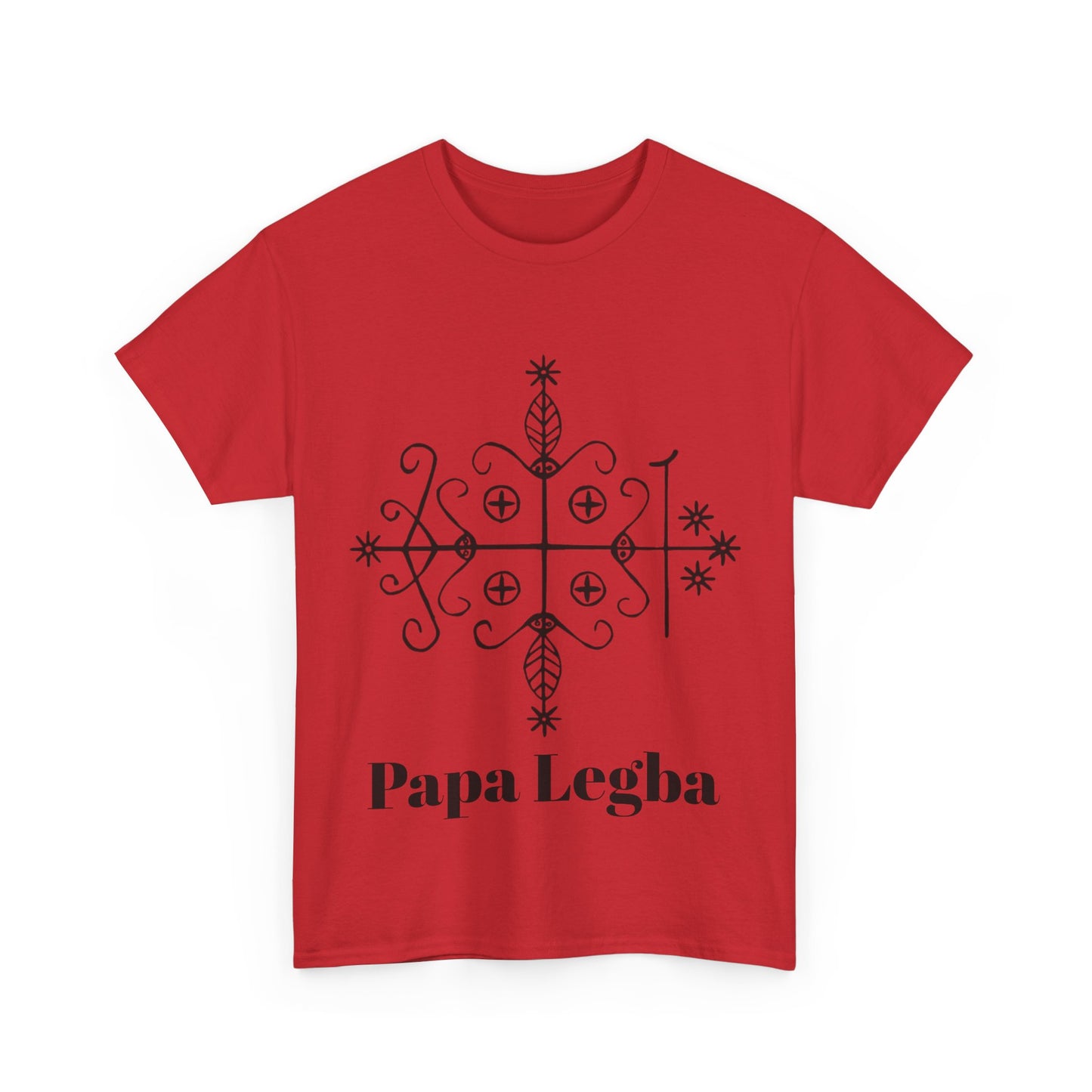 Papa Legba Vodou Veve Unisex Tee, Haitian Vodou, Machetoupatou