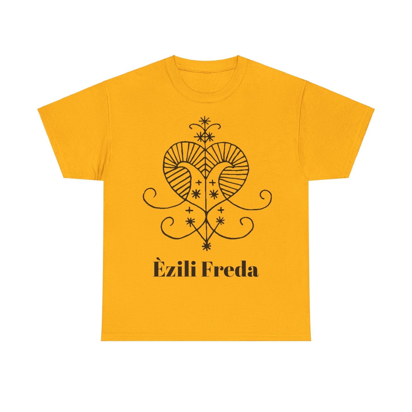 Èzili Freda Vodou Veve Unisex Tee, Haitian Vodou, Machetoupatou