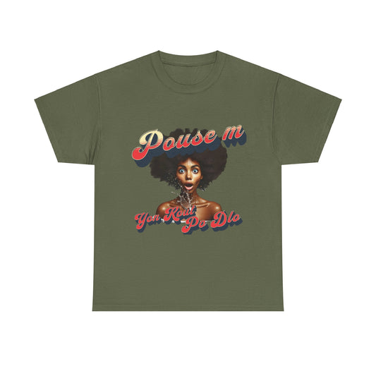 Pouse M yon Kout Po Dlo Model1, by Kome Senterez, Haitian TShirt, Machetoupatou