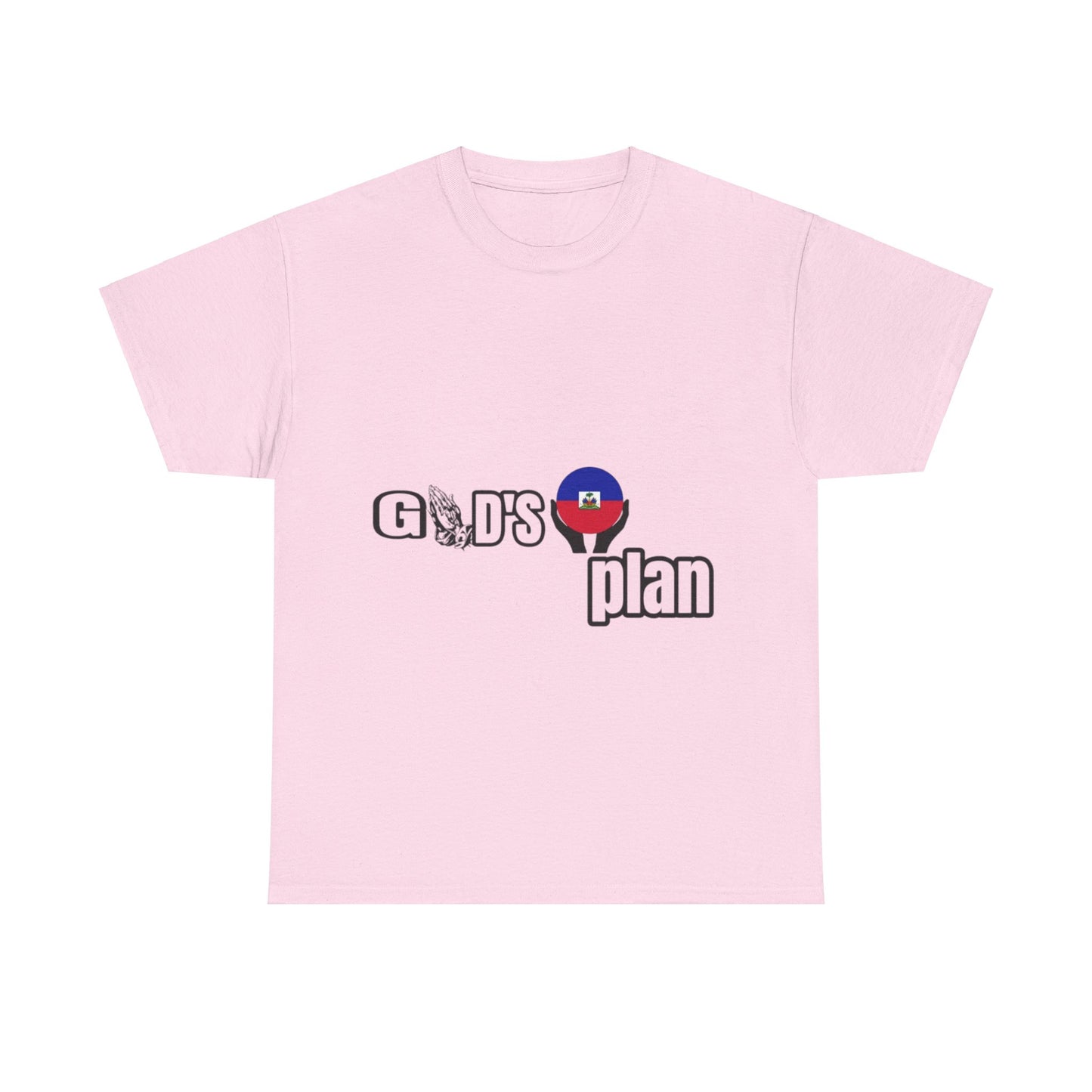 God's Plan with the Haiti Flag" t-shirts, by Mama Benie