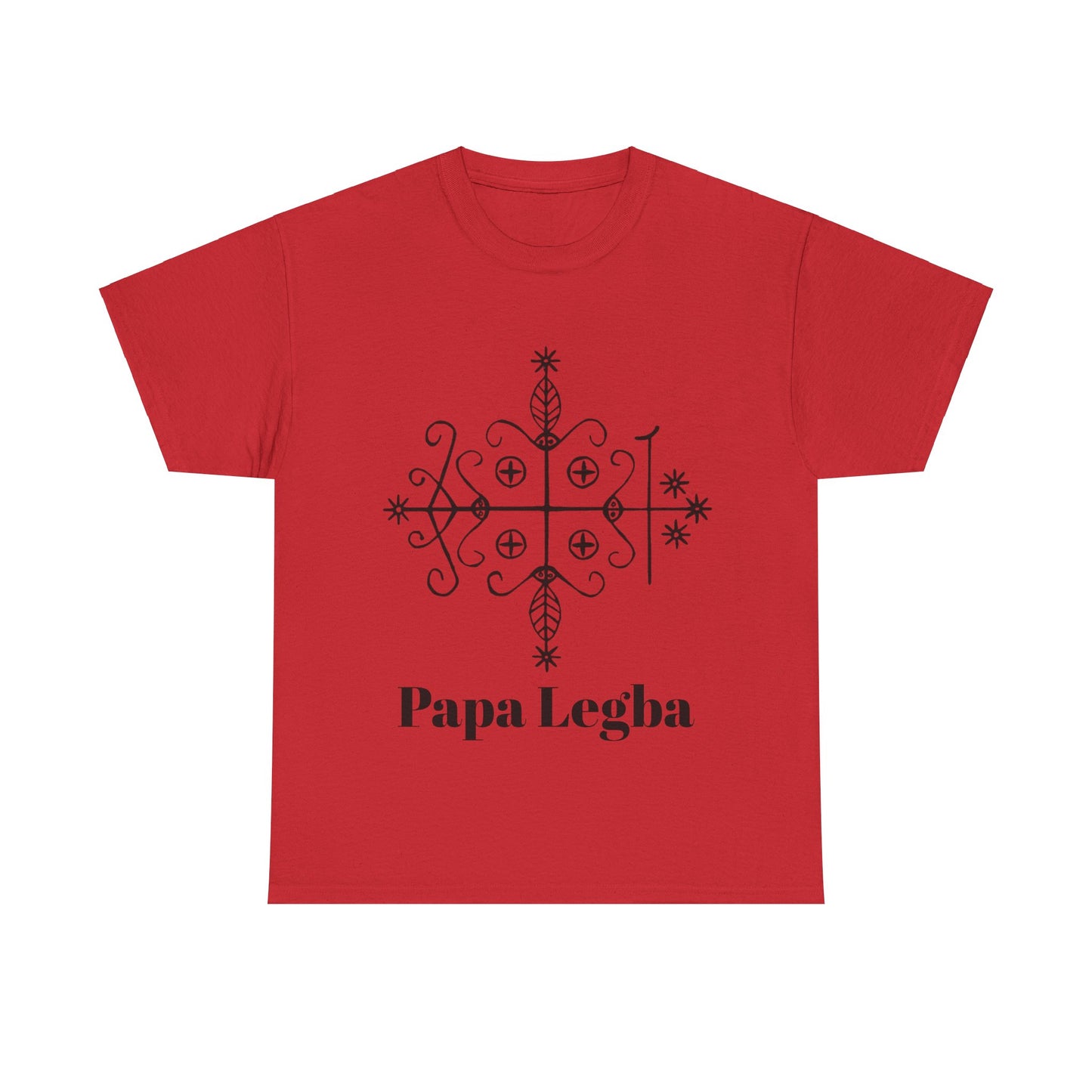 Papa Legba Vodou Veve Unisex Tee, Haitian Vodou, Machetoupatou